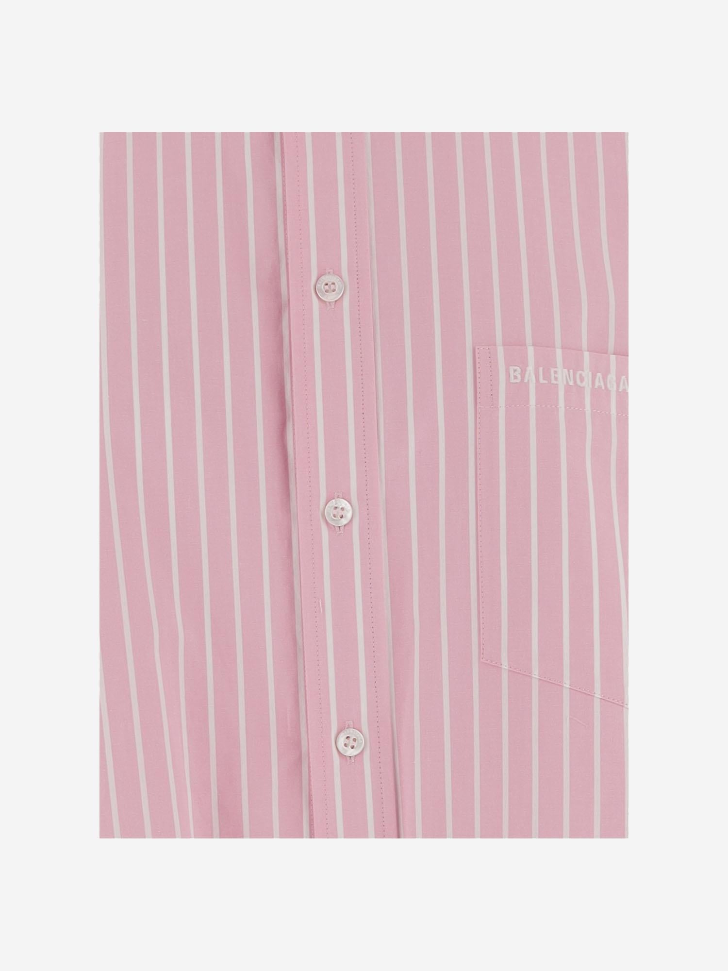 CAMICIA a righe IN COTONE 857837 TPM265621 BALENCIAGA 