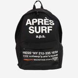 ZAINO IN TESSUTO TECNICO CON LOGO BACKPACK MILANO BLACK APRES SURF 