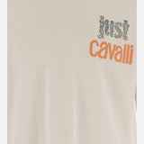 T-SHIRT IN COTONE CON STAMPA grafica 80OAHT14 CJ500004 JUST CAVALLI 