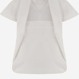 T-shirt in misto cotone 08392 151 SACAI 