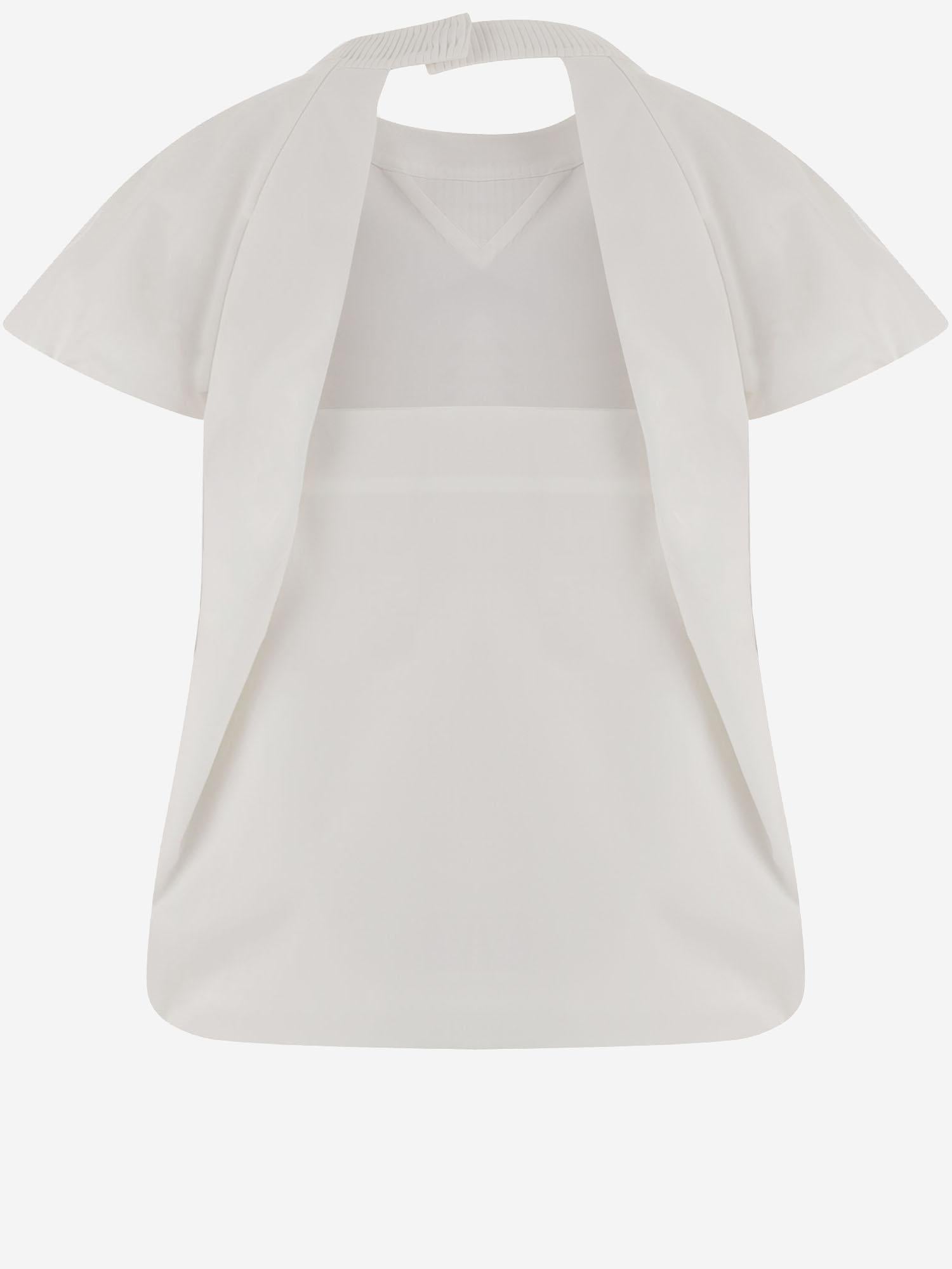 T-shirt in misto cotone 08392 151 SACAI 
