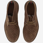 Stivaletti in pelle con dettaglio Web 831283 AAEYC2842 GUCCI 