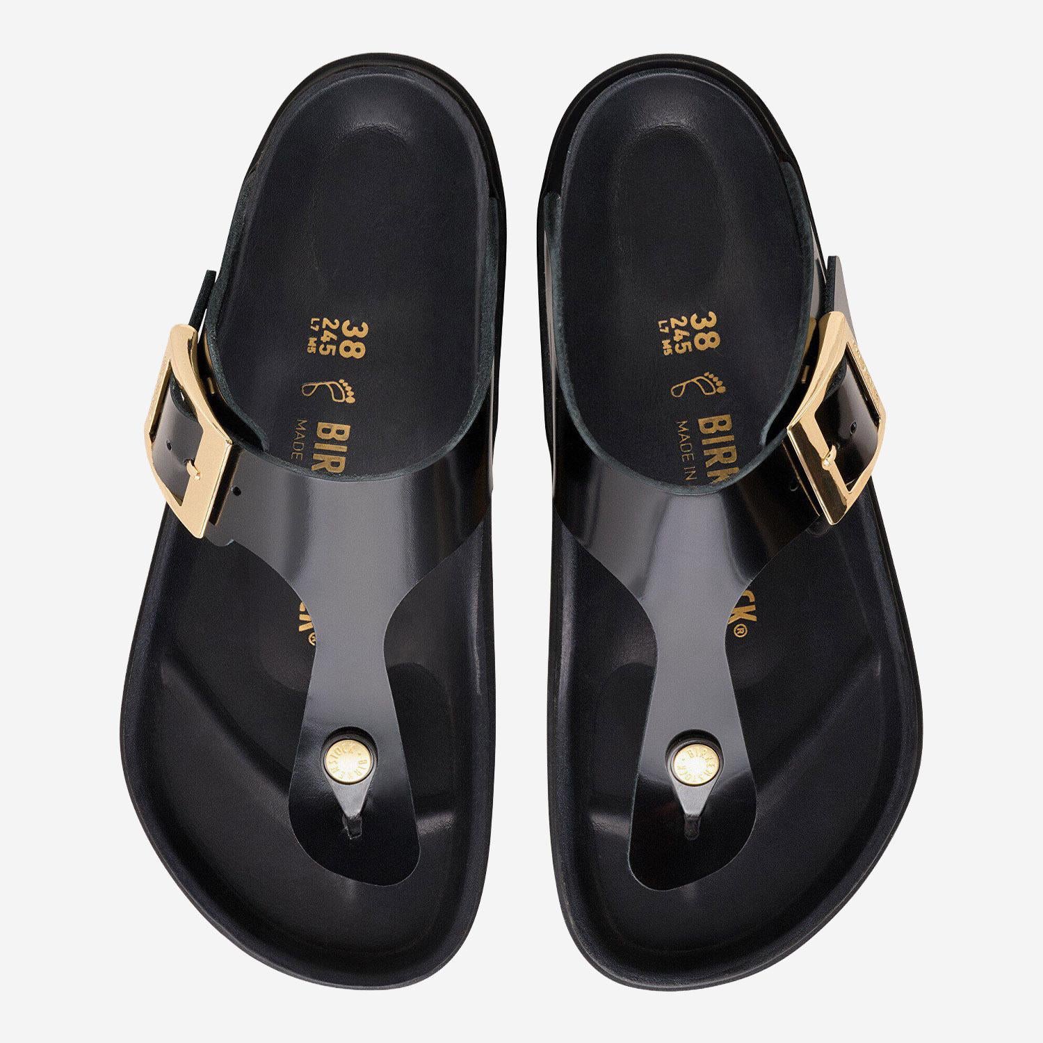 SANDALI GIZEH DROPLET BUCKLE 1031817 BLACK BIRKENSTOCK 