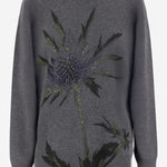 MAGLIONE IN MISTO LANA CON STRASS A544M177A F9866 BLUMARINE 