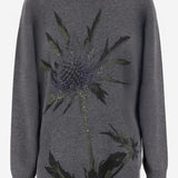 MAGLIONE IN MISTO LANA CON STRASS A544M177A F9866 BLUMARINE 