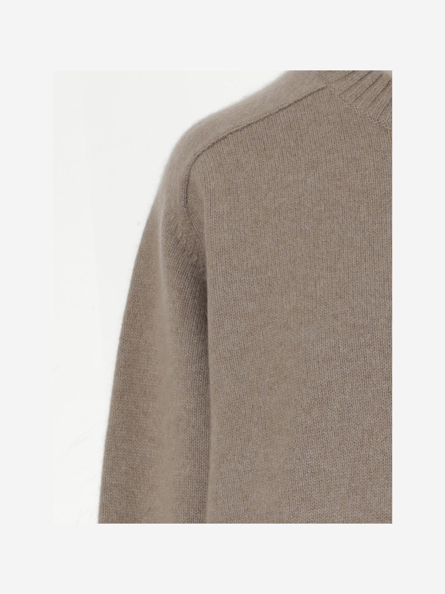 MAGLIONE IN CASHMERE 6252K21147 PEARL CARVEN 