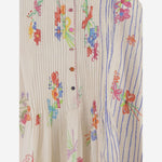 CAMICIA IN SETA E COTONE CON MOTIVO FLOREALE DLWPDKPT01 MULTI PERO 