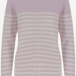 MAGLIONE IN CASHMERE CON MOTIVO A RIGHE P2C110 V497 BRUNO MANETTI 