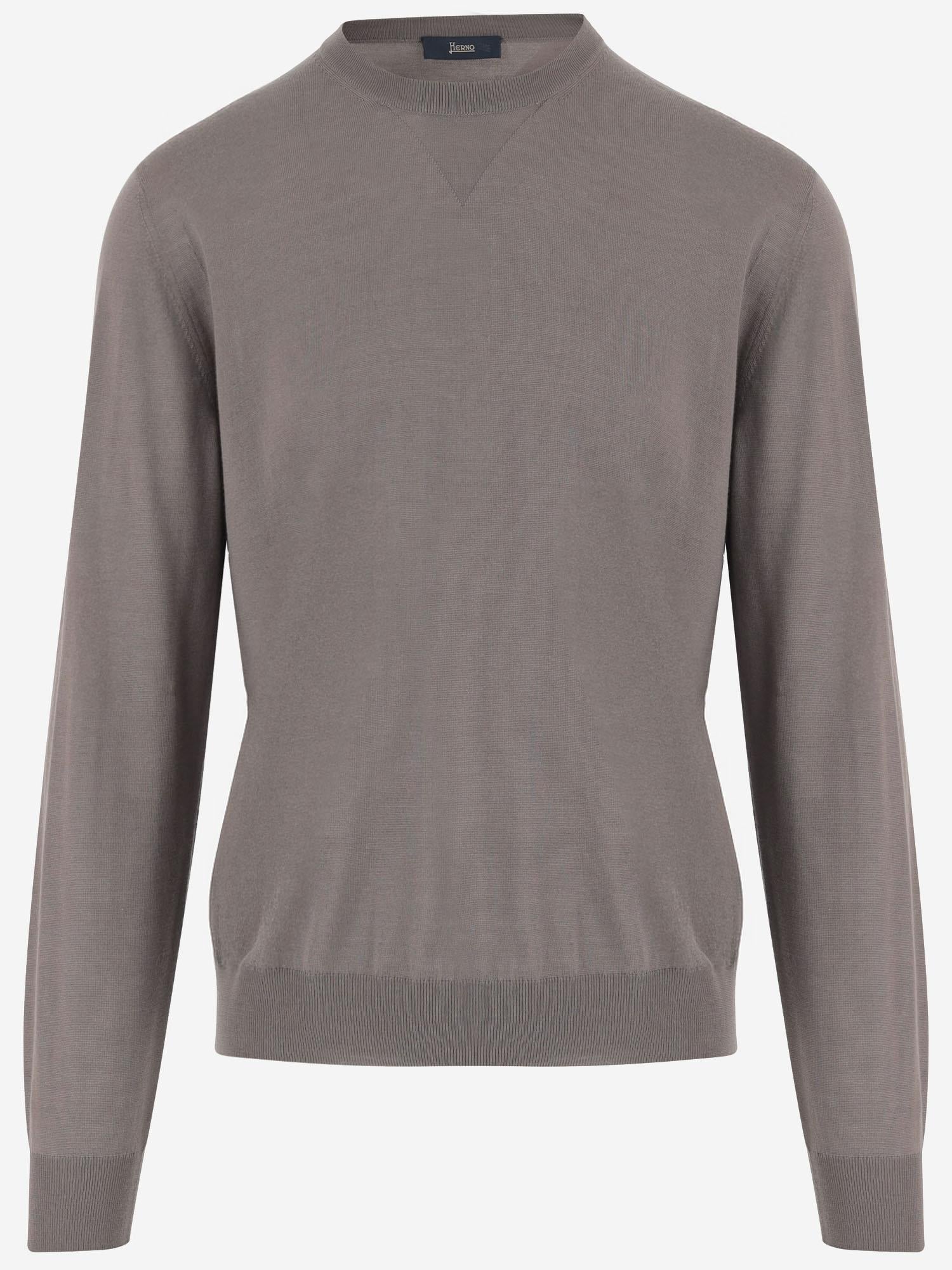 MAGLIA IN LANA E SETA MG000201U 700252600 HERNO 