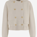 GIACCA DOPPIOPETTO IN MAGLIA DI CASHMERE KNCD2609 2 ARCH4 