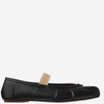 BALLERINE IN PELLE CON PUNTA TABI S39WZ0104 P6853HA334 MAISON MARGIELA 