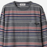 MAGLIA IN COTONE CON MOTIVO A RIGHE MJLA18 18ZVF0R3S MIU MIU 