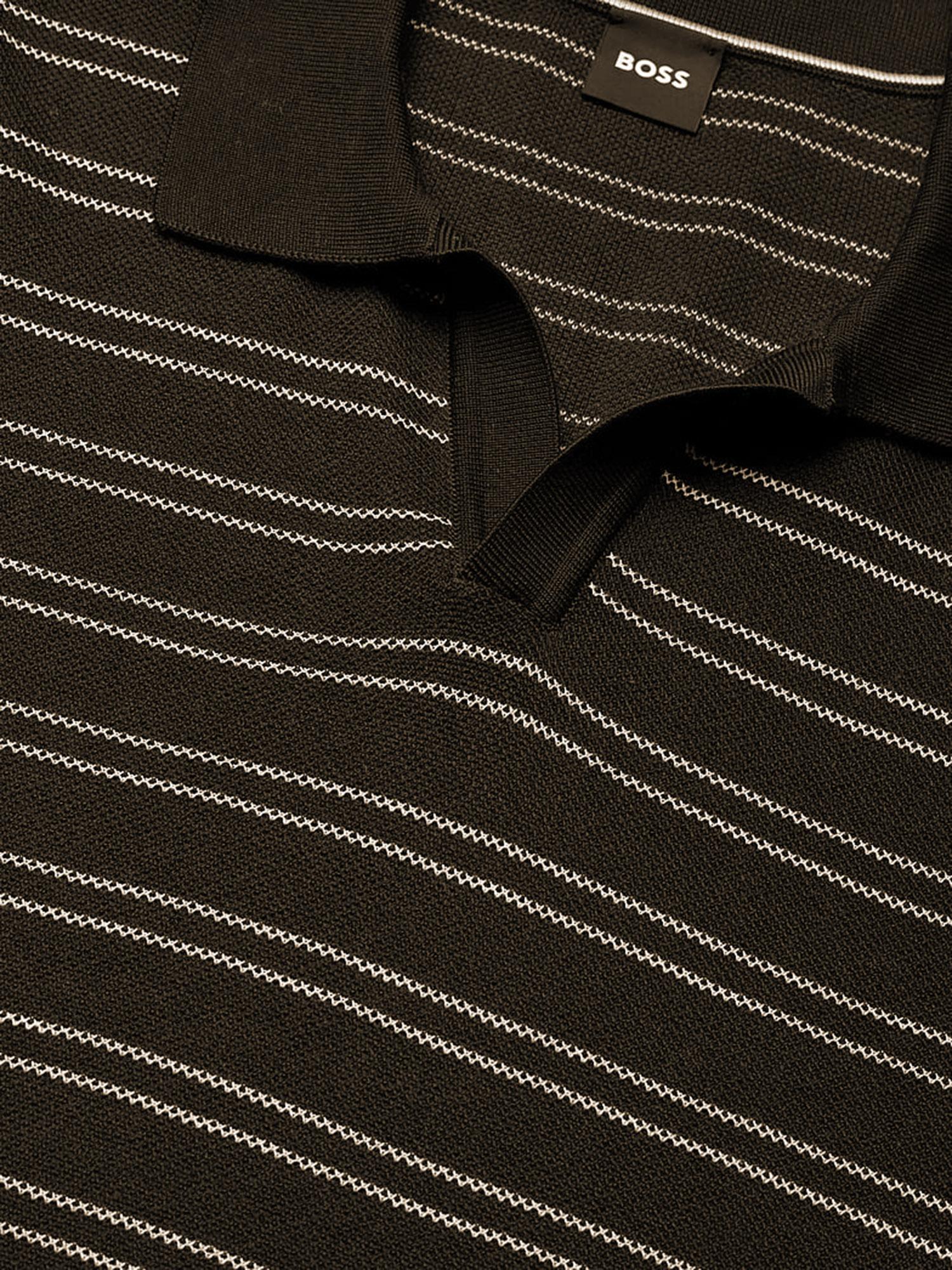 POLO IN MISTO COTONE A RIGHE 50560483 206 HUGO BOSS 