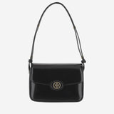 BORSA A SPALLA ROBINSON IN PELLE LUCIDA 143122 001 TORY BURCH 
