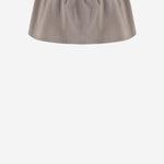 GONNA CORTA IN COTONE CON LOGO MG2638 19CTF0D3K MIU MIU 