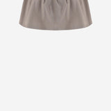 GONNA CORTA IN COTONE CON LOGO MG2638 19CTF0D3K MIU MIU 