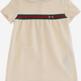 ABITO IN COTONE CON WEB 859754 XJHR99908 GUCCI KIDS 