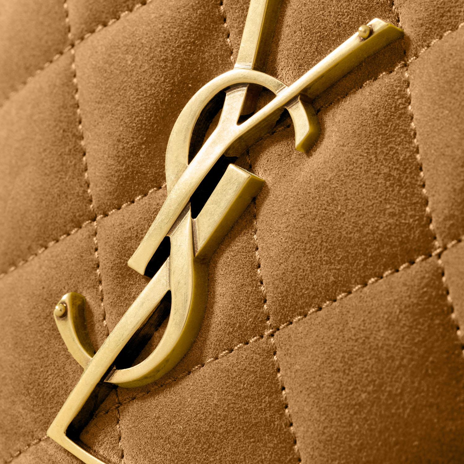 BORSA A MANO ICARE IN SUEDE 851689 1U8072916 SAINT LAURENT 