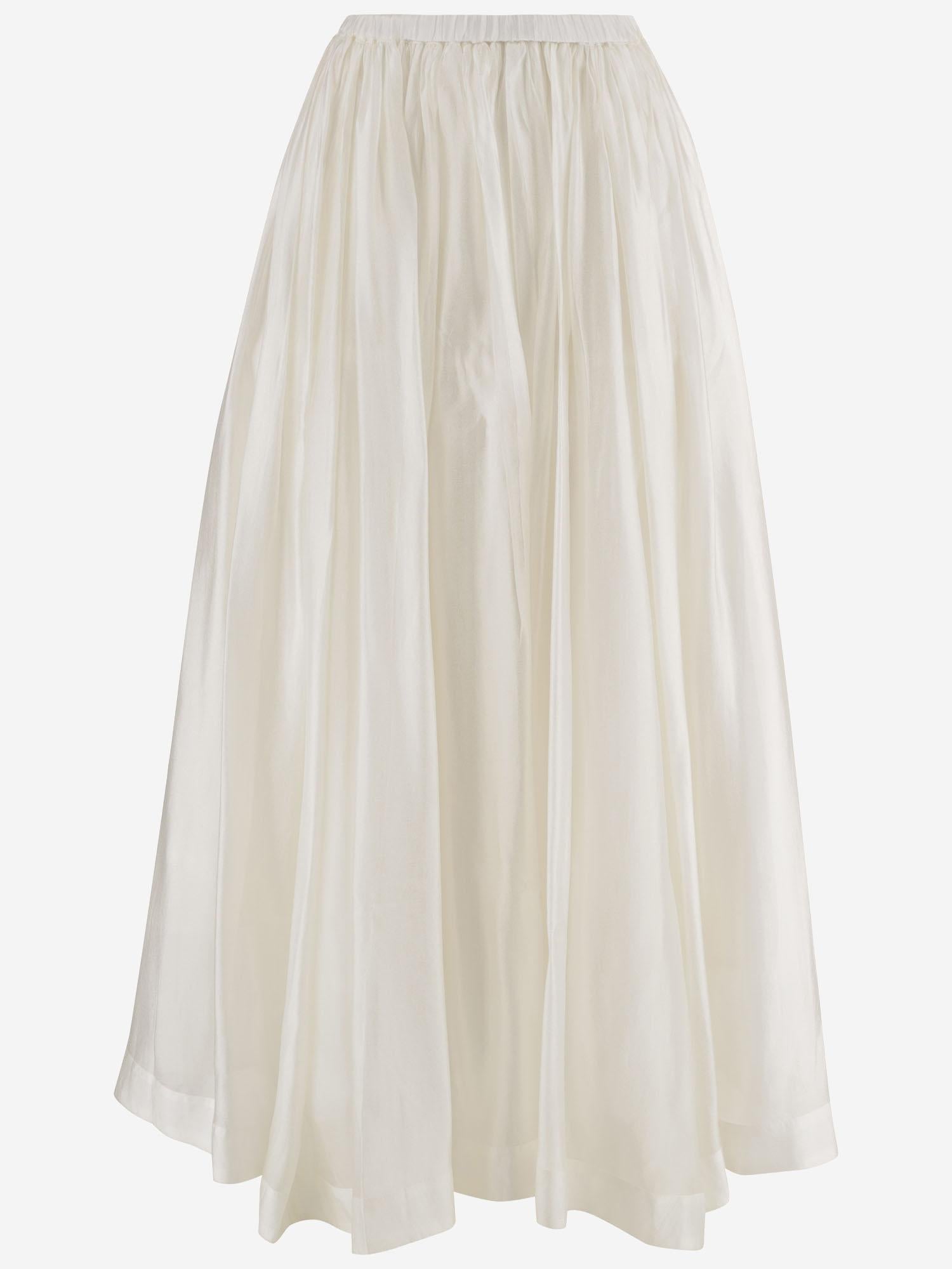 GONNA LUNGA IN MISTO VISCOSA 22278 001 THE.GARMENT 