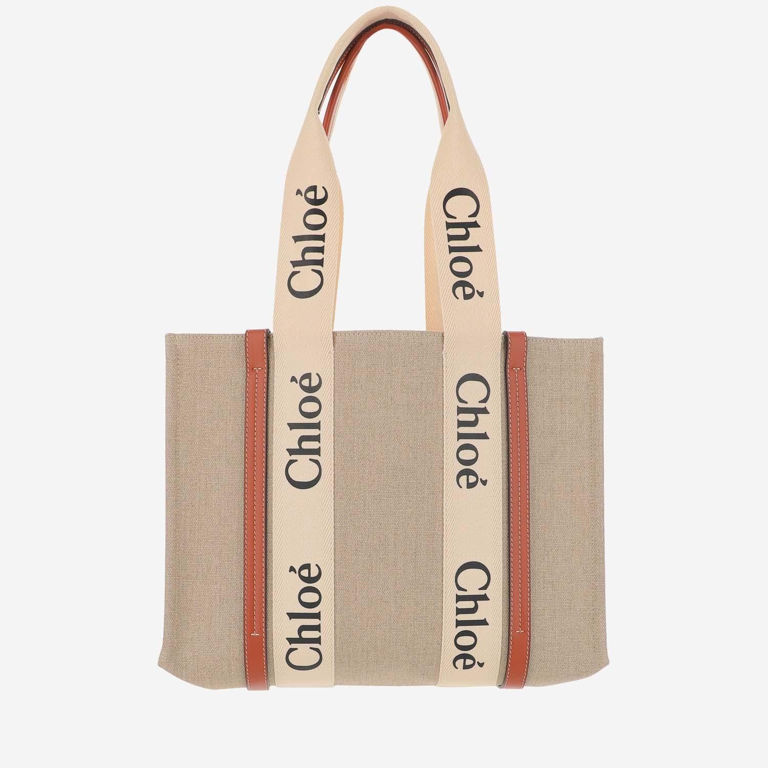 BORSA TOTE MEDIA WOODY CHC22AS383I26 90U CHLOE 