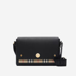 BORSA A TRACOLLA IN PELLE 8117037 BLACK BURBERRY 