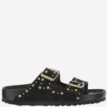 SANDALI ARIZONA Rivet IN SUEDE 1027855 BLACK BIRKENSTOCK 
