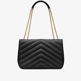 BORSA LOULOU IN PELLE DI AGNELLO TRAPUNTATA 803541 AAEAX1000 SAINT LAURENT 