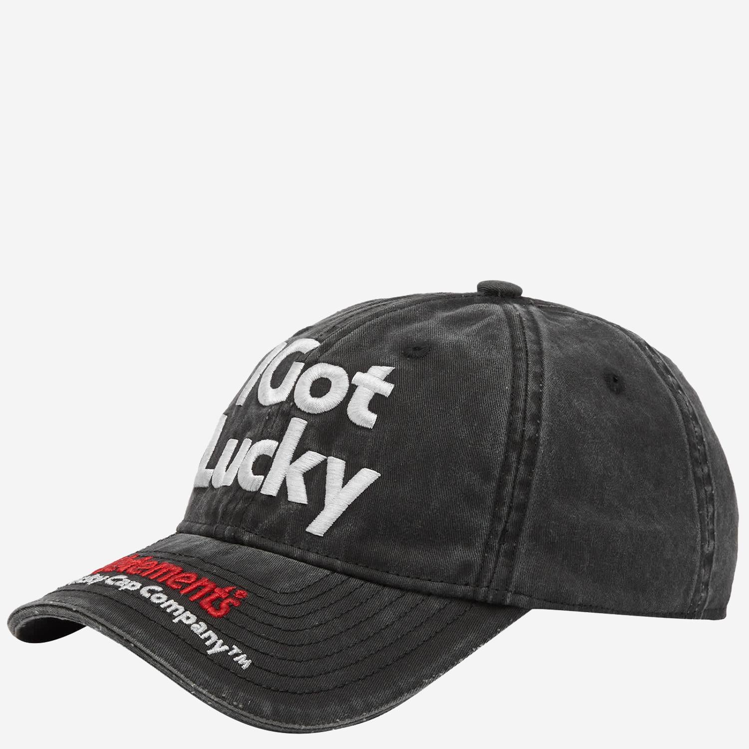 CAPPELLO DA BASEBALL IN COTONE UE54CA160B BLACK VETEMENTS 