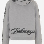 FELPA IN COTONE CON LOGO 851236 TTVM82569 BALENCIAGA 