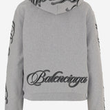 FELPA IN COTONE CON LOGO 851236 TTVM82569 BALENCIAGA 