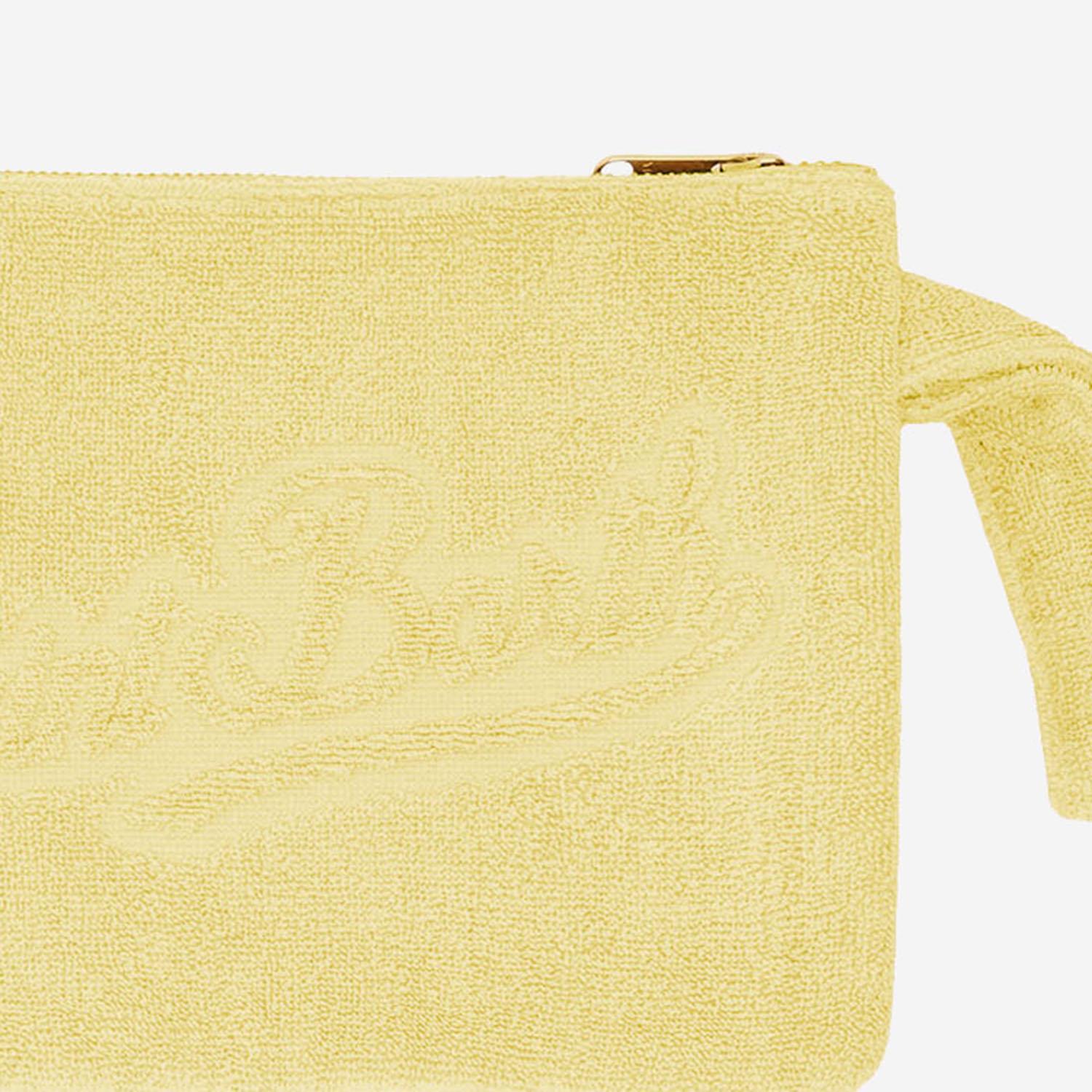 POCHETTE IN COTONE CON LOGO PARE0003 00409L MC2 SAINT BARTH 