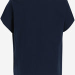 T-SHIRT IN COTONE CON STAMPA LOGO AKJYTE 1037Midnight Blue AMIRI KIDS 