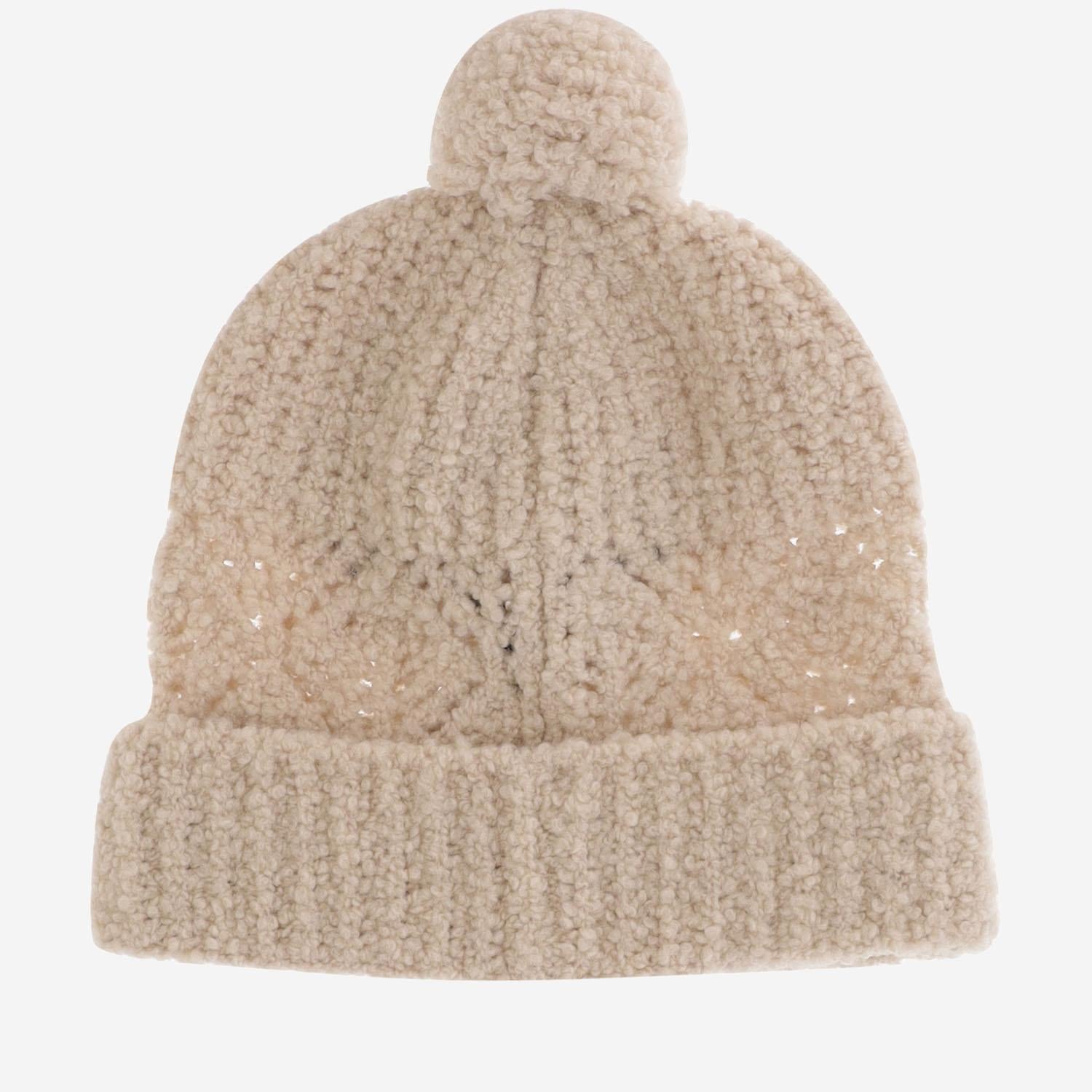 CAPPELLO IN MISTO LANA CON PON PON 3B00020M7104 031 MONCLER ENFANTS 