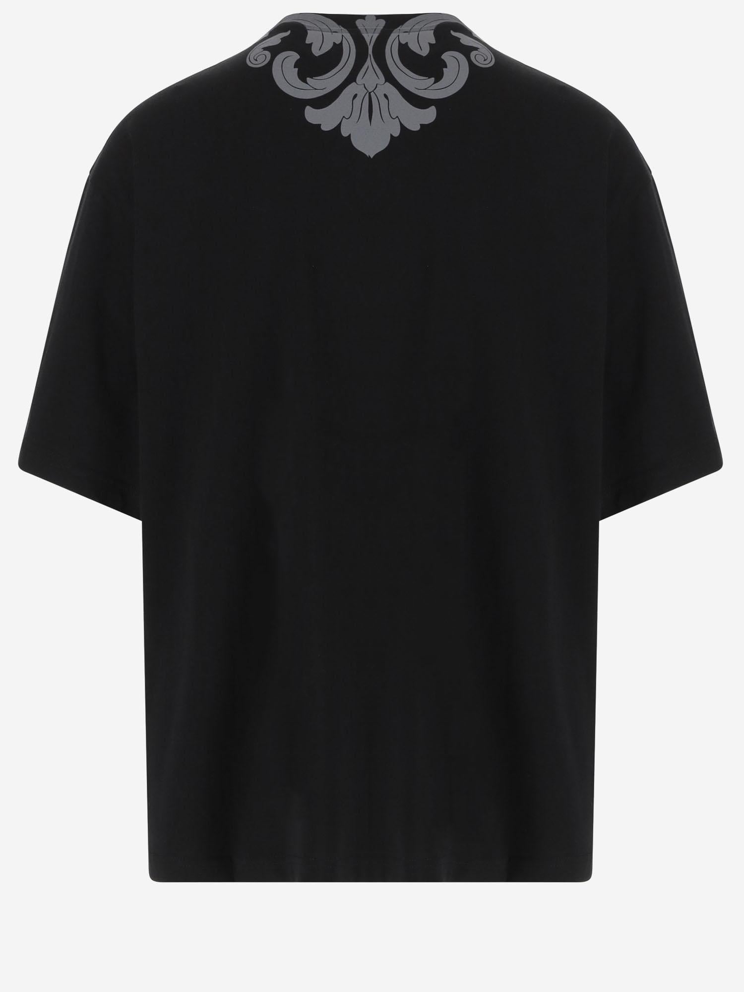 T-SHIRT IN COTONE CON STAMPA 80OAHT17 CJ110899 JUST CAVALLI 