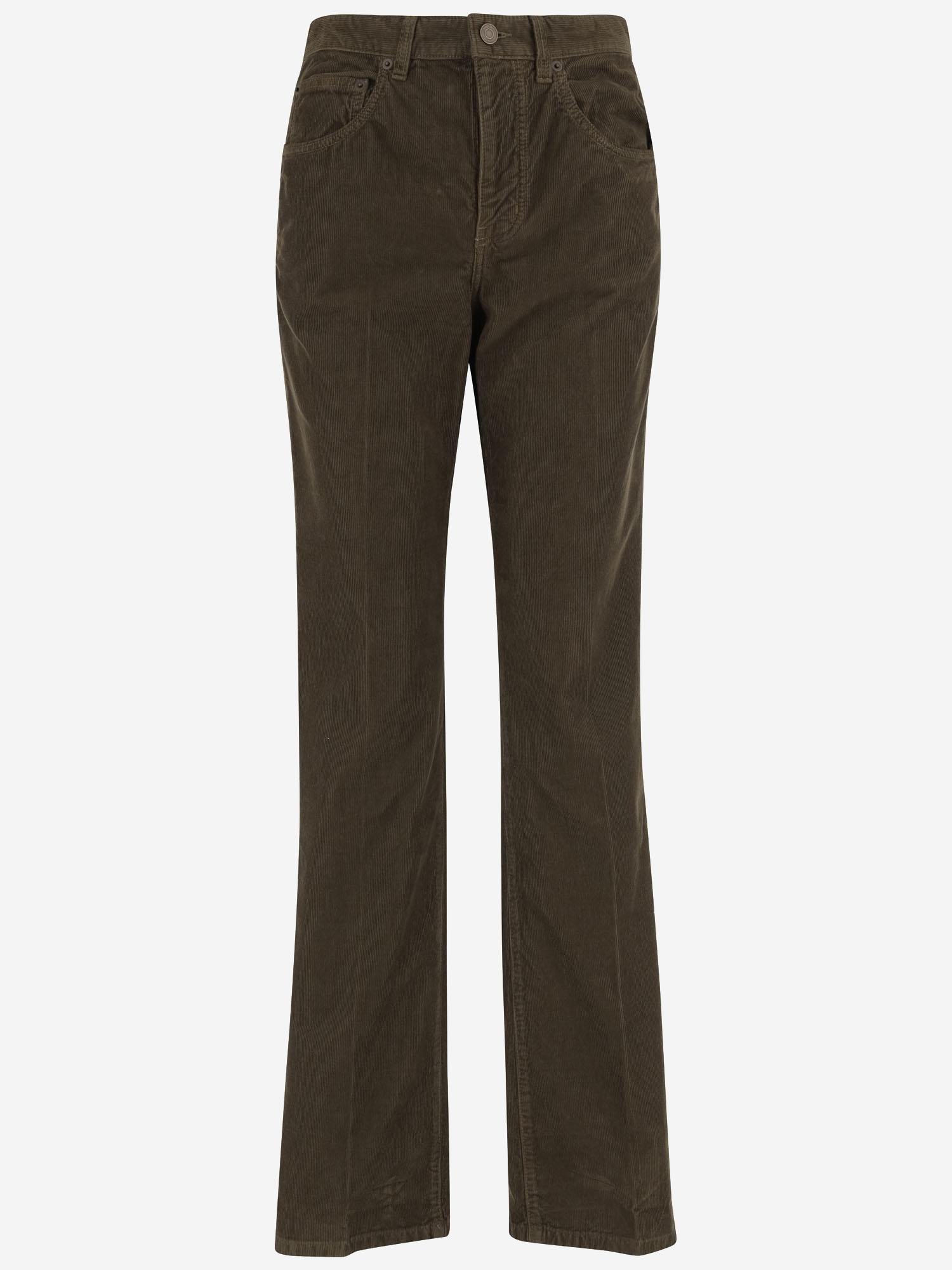 PANTALONI Clyde in velluto a coste 705103 Y29IA3564 SAINT LAURENT 