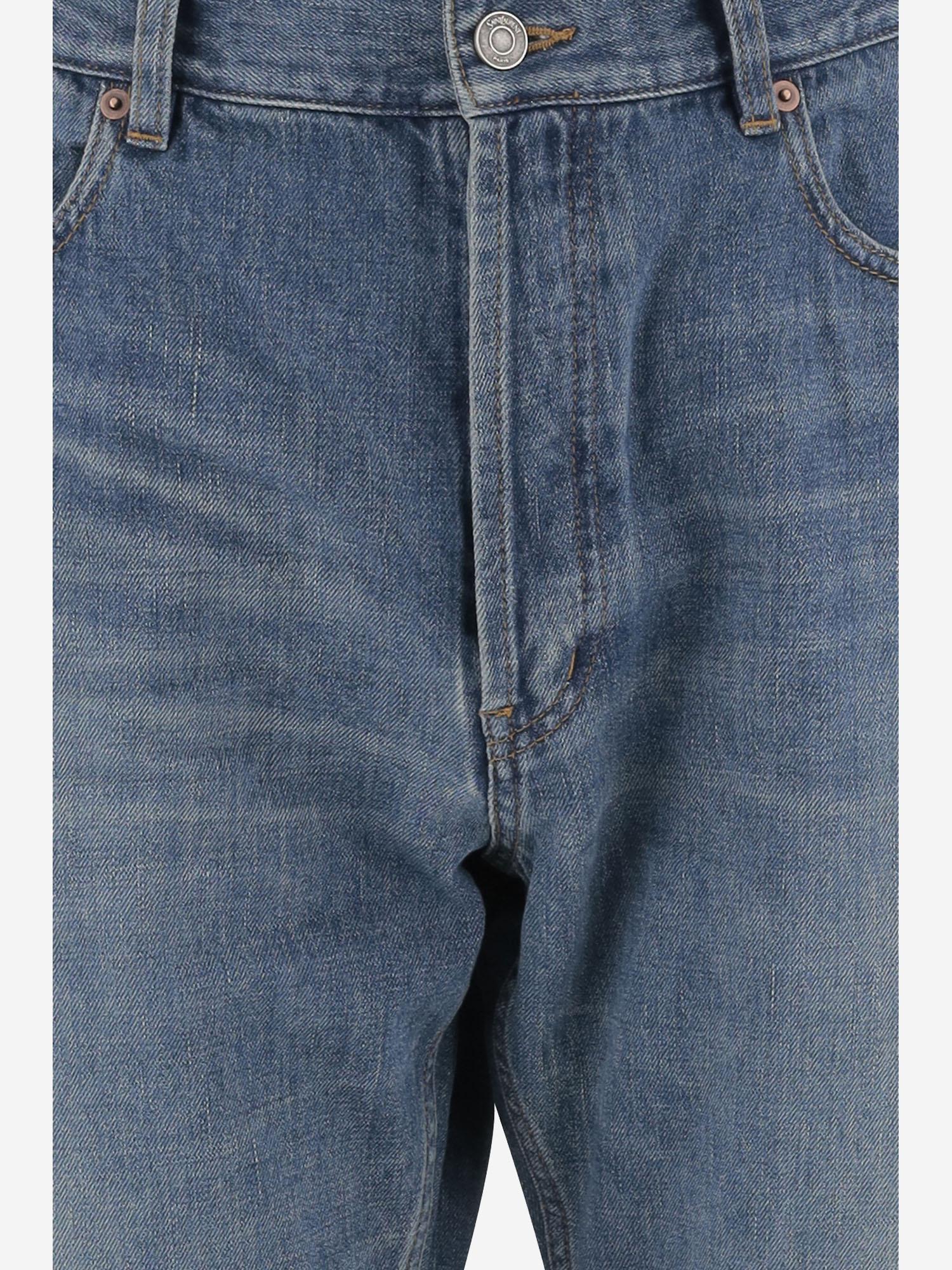 JEANS MICK IN DENIM DI COTONE 816412 Y21WC4432 SAINT LAURENT 