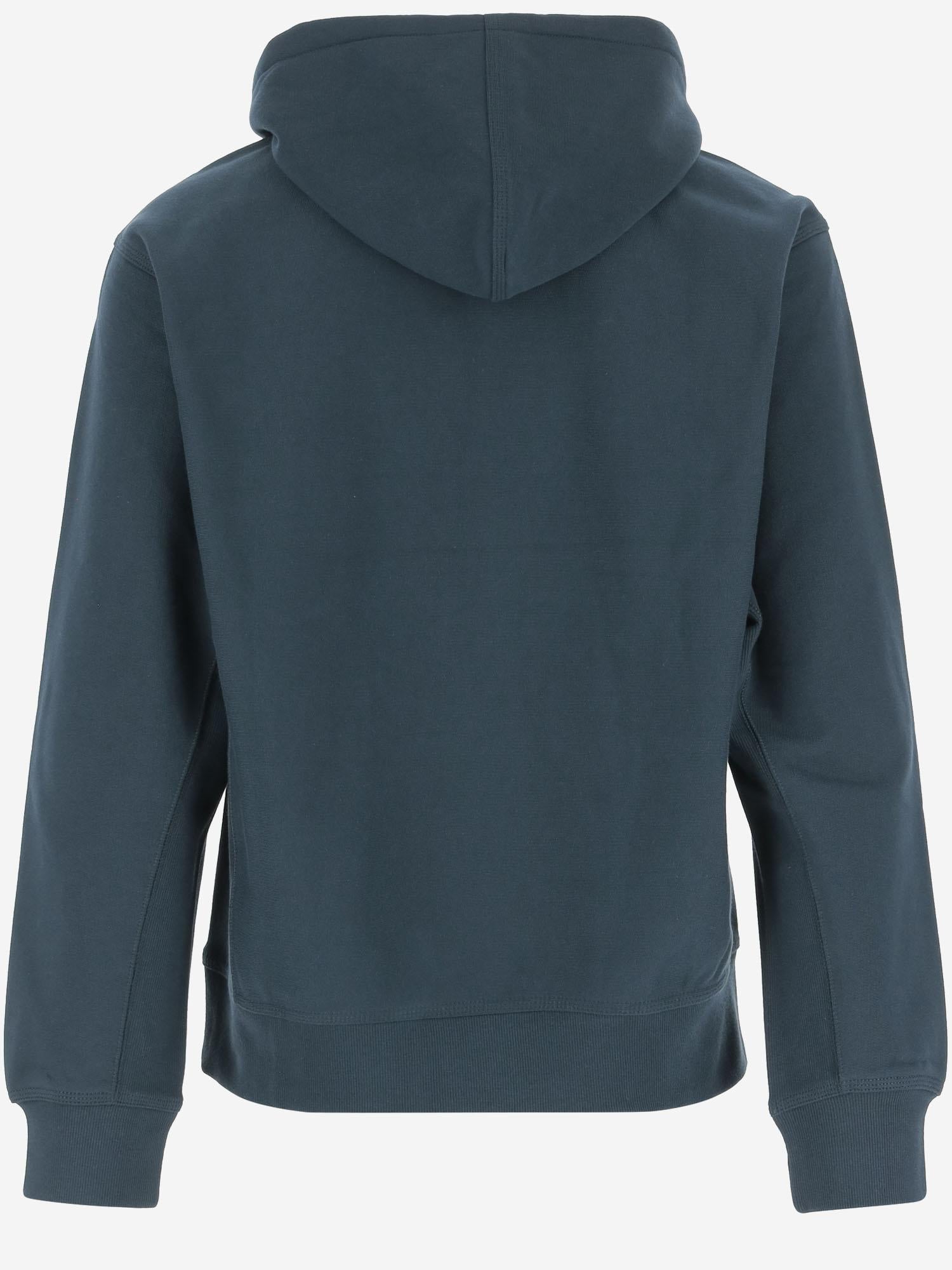 FELPA AMERICAN SCRIPT IN COTONE CON LOGO I028279 0AUXX CARHARTT WIP 