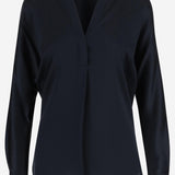 Blusa in raso di seta VR84511926 403CBL VINCE 