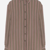 CAMICIA IN VISCOSA E SETA A RIGHE CHFS21925 279 THE FRANKIE SHOP 