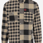 CAMICIA CON MOTIVO A QUADRI IC25323 BLACKCHECK ICECREAM 