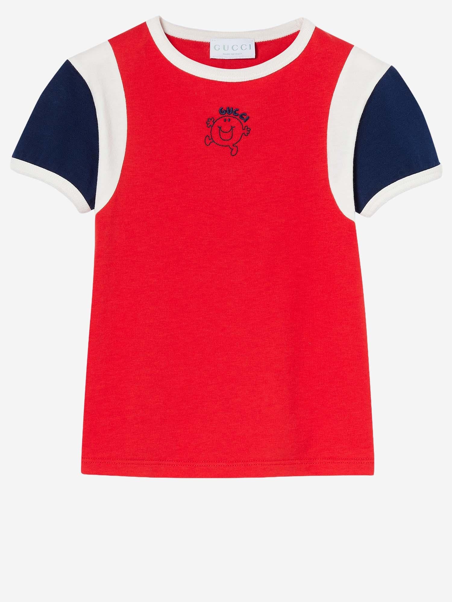 T-SHIRT IN COTONE CON LOGO 849859 XJHSP6024 GUCCI KIDS 