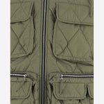 GILET EMBER IN NYLON EMBER VEST KETCHUPKHAKI IENKI IENKI 