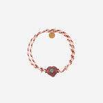 Bracciale Guardian con perla in vetro GUARDIANHEARTGLASS PURPLE SORBET ISLAND 
