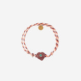Bracciale Guardian con perla in vetro GUARDIANHEARTGLASS PURPLE SORBET ISLAND 
