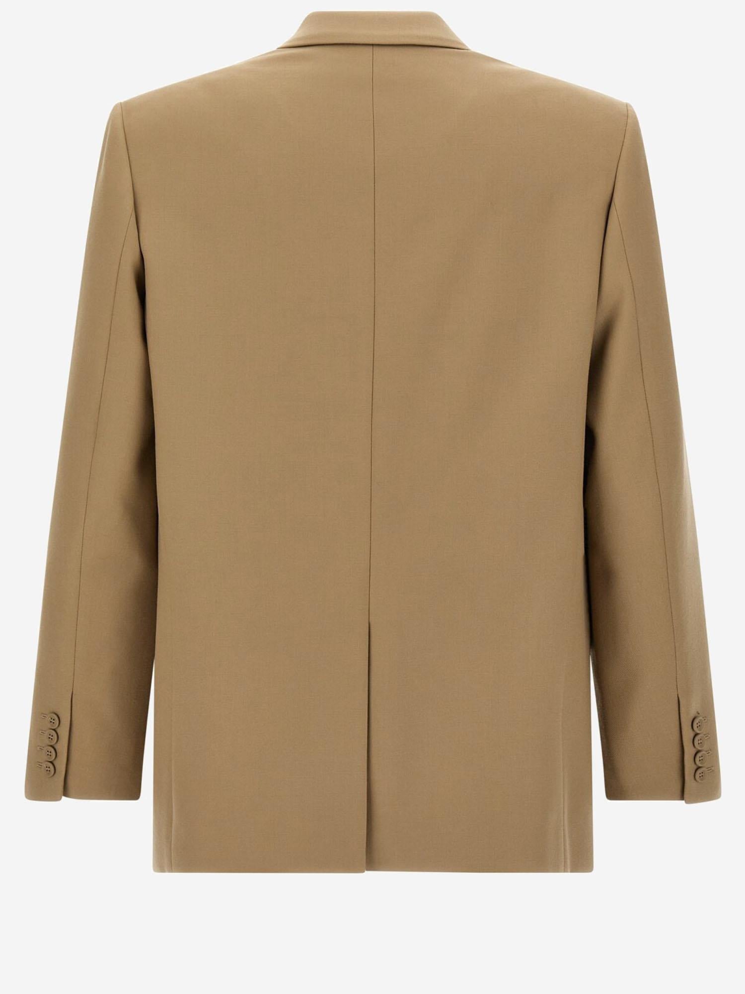 GIACCA MONOPETTO IN LANA 813942 Y405W7557 SAINT LAURENT 