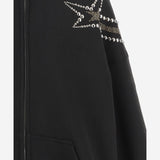 FELPA IN COTONE CON STELLA WDTJ324864U BK WE11 DONE 