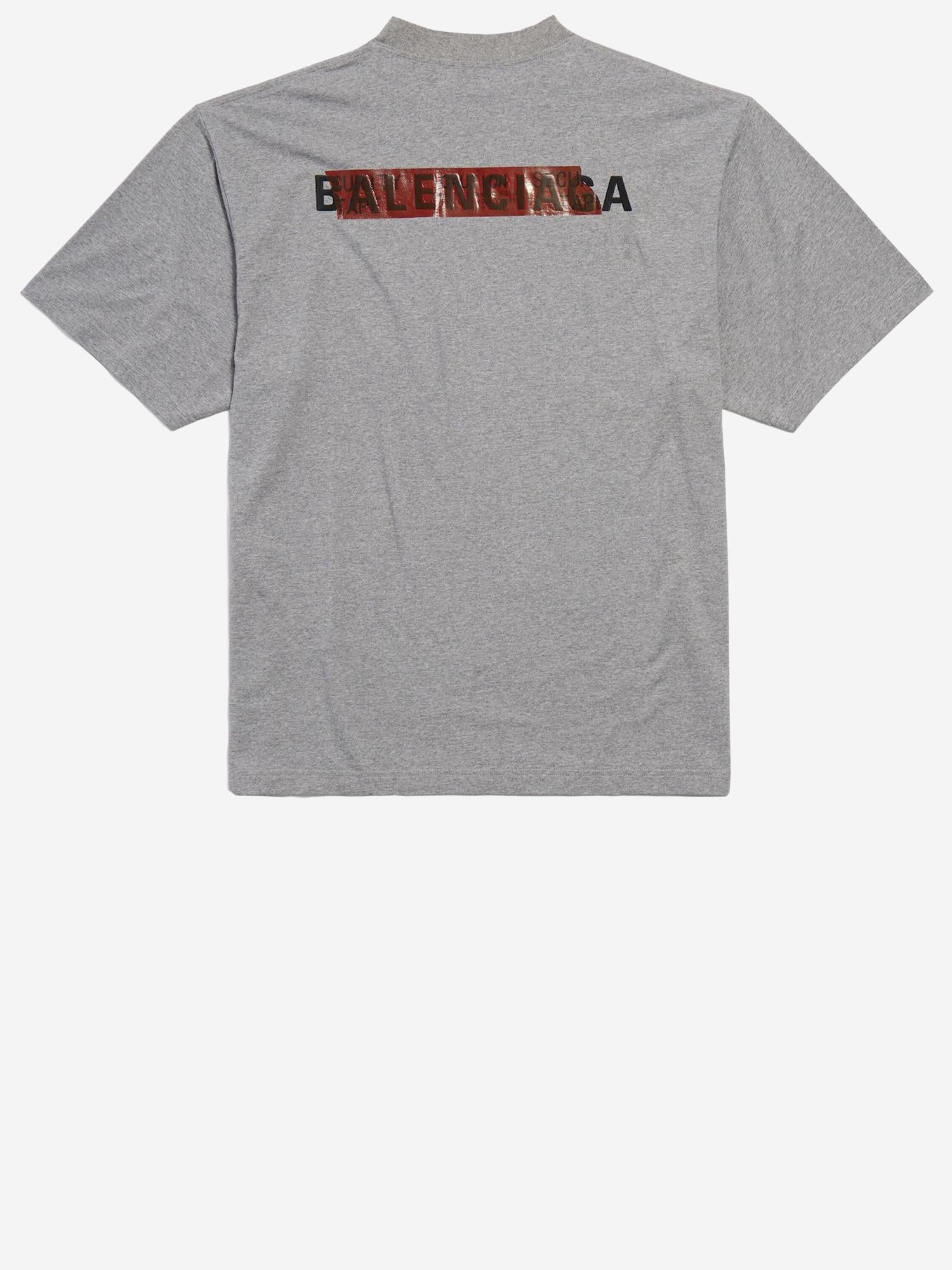 T-SHIRT IN COTONE CON LOGO 764235 TSVG22142 BALENCIAGA 