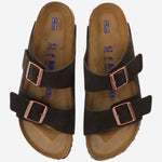SANDALI ARIZONA IN PELLE SCAMOSCIATA 951313 MOCCA BIRKENSTOCK 