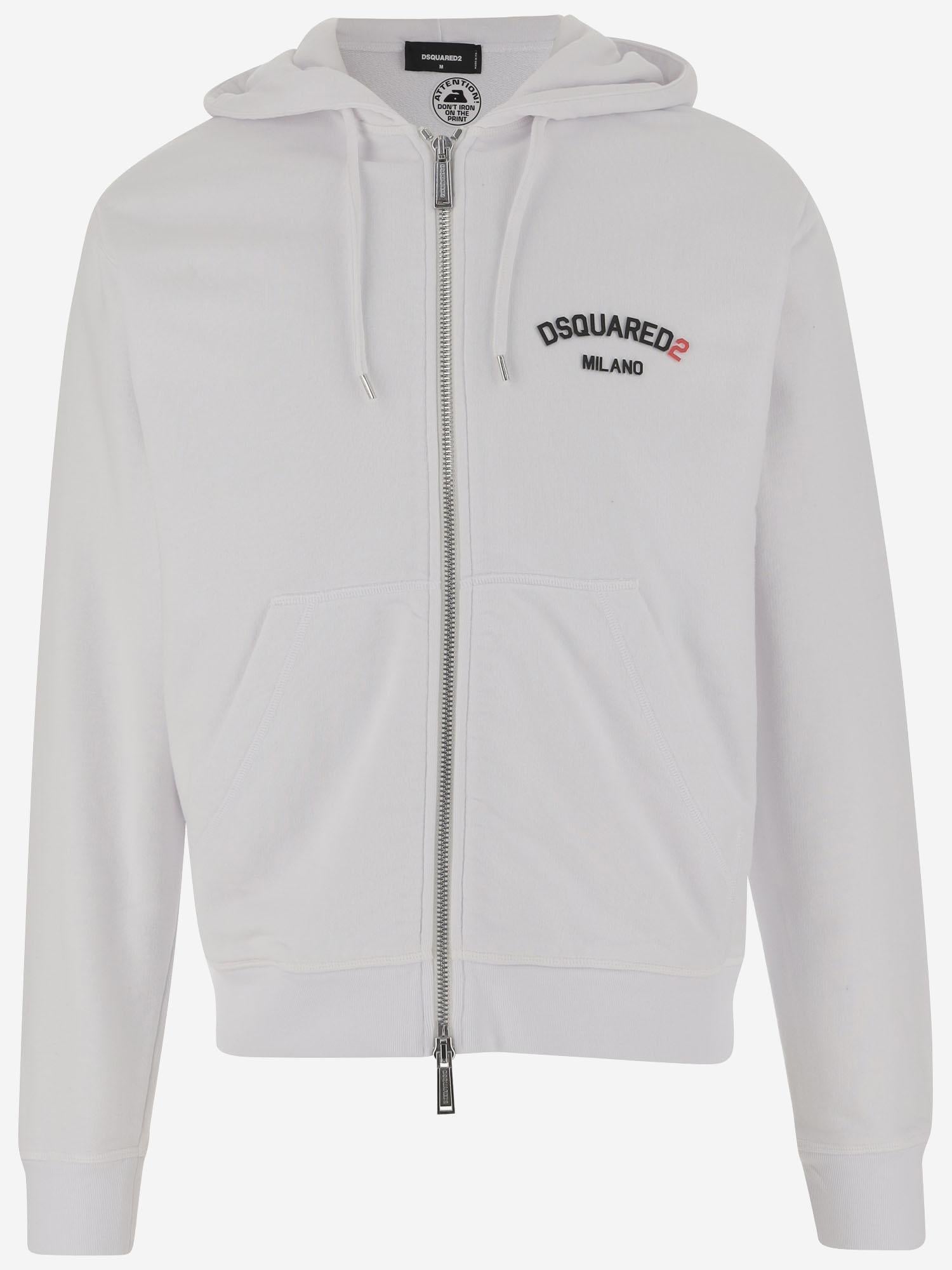 FELPA IN COTONE CON LOGO S74HG0174 S25539100 DSQUARED2 