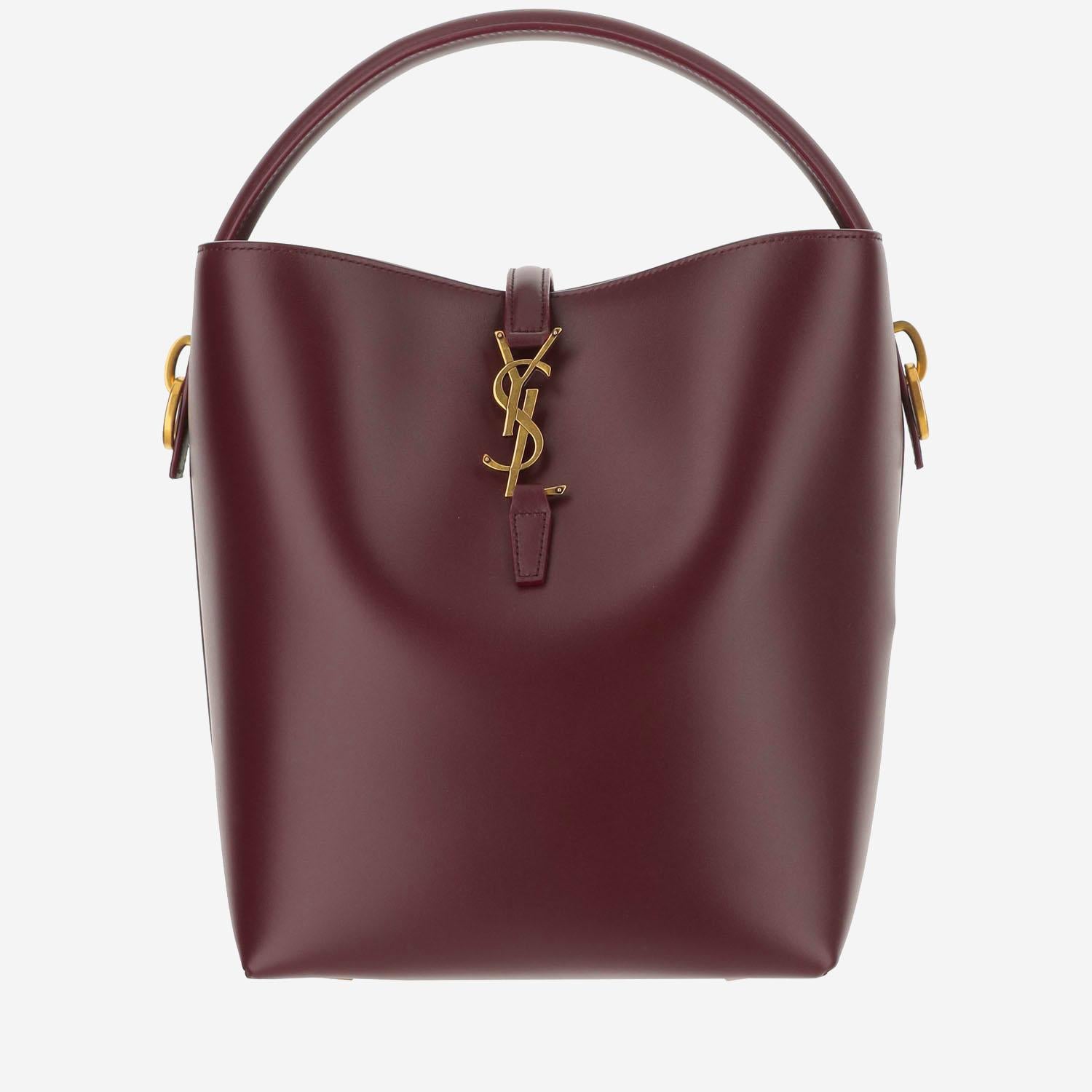BORSA LE 37 IN PELLE LUCIDA 742828 2R20W6569 SAINT LAURENT 